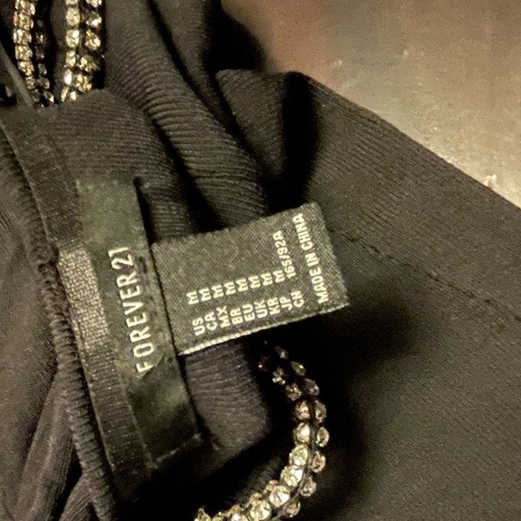 Forever 21 Sexy little black dress sparkly accents - Picture 11 of 11